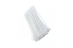 Set 50 bucati coliere plastic albe, 4.8x250 mm