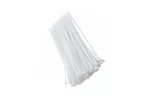 Set 50 bucati coliere plastic albe, 4.8x400 mm