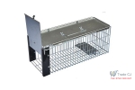 Capcana metalica pentru sobolani 40x16 cm, cursa profesionala reutilizabila pentru rozatoare, capcana mare pentru sobolani si soareci, sistem rezistent din metal pentru casa, ferma sau depozit