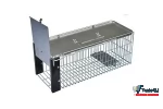 Capcana metalica pentru sobolani 40x16 cm, cursa profesionala reutilizabila pentru rozatoare, capcana mare pentru sobolani si soareci, sistem rezistent din metal pentru casa, ferma sau depozit