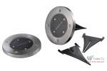 Set 2 lampi solare 120x140 mm, 4 LED pentru iluminare ambientala