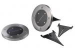 Set 2 lampi solare 120x140 mm, 4 LED pentru iluminare ambientala