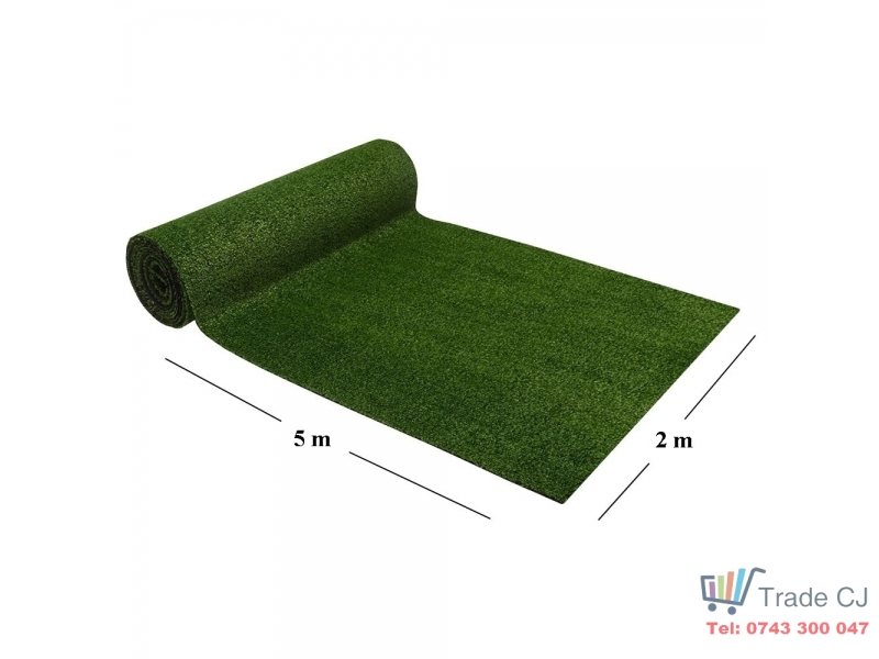 Covor tip gazon 2x5m, inaltime 7mm pentru gradini si terase