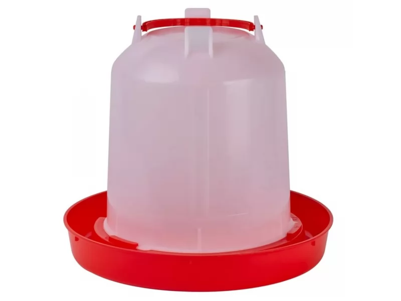 Adapatoare cu maner pentru pui si pasari de curte din plastic, capacitate 14 l