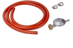 Regulator de presiune gaz standard, furtun 1.5m cu coliere prindere