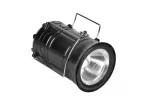 Lanterna LED cu acumulator 1200mAh, pentru camping cu incarcare solara si USB, 80lm, efect flacara