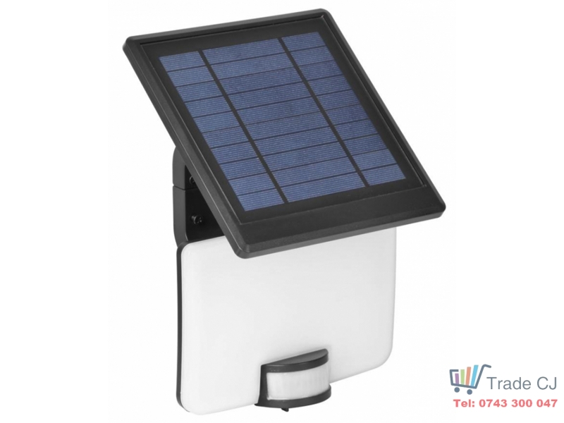 Reflector LED cu senzor de miscare si panou solar 10+1W,1500lm,4000K