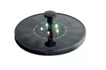 Fantana arteziana plutitoare cu incarcare solara si becuri LED, diametru 17 cm, 180l h