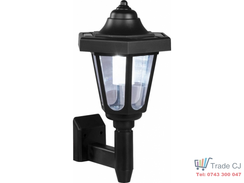 Lampa solara LED de exterior SolarWall, prindere perete, 14x15x21 cm