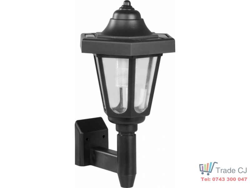 Lampa solara LED de exterior SolarWall, prindere perete, 14x15x21 cm
