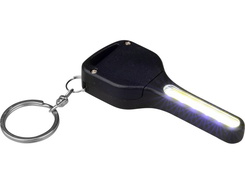 Lanterna breloc cu LED 60 lm, magnet incorporat, 3 moduri iluminare, compacta, 75x30 mm, baterie inclusa