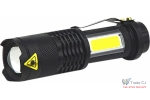Lanterna metalica portabila cu Led 3W, 70+65 lm, functie Zoom