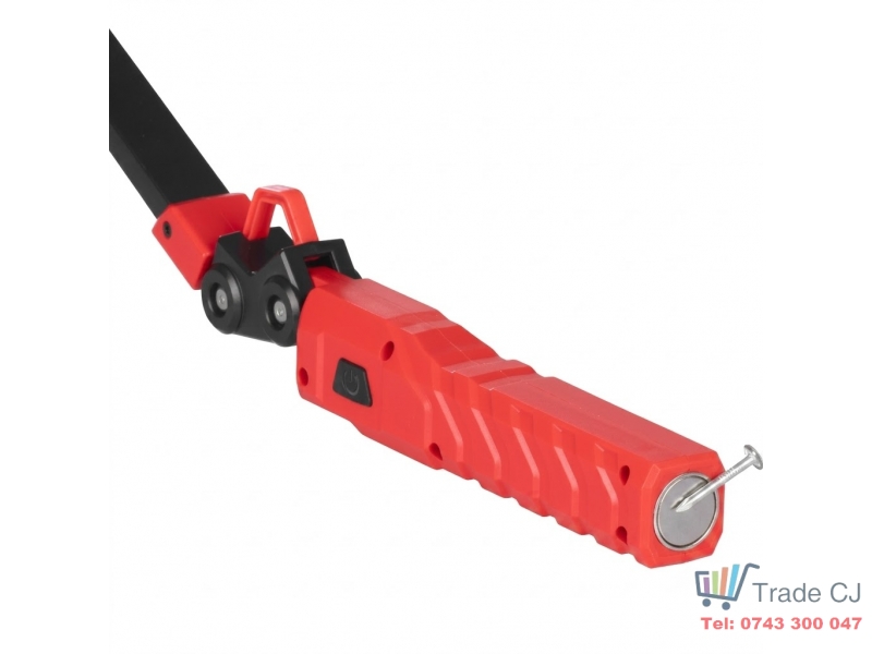 Lampa de lucru Led reincarcabila, 500 lm, cob 6w, usb, cap rotativ 230 , prindere magnetica, carlig suspendare, autonomie 3-10 ore