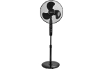Ventilator cu picior si telecomanda, diametru 40 cm, putere 45 W, max 1.25 m, functie oscilatie 100ﾰ, cablu alimentare 1.7 m, culoare neagra