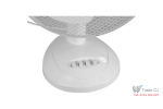 Ventilator de masa, diametru 30 cm, putere 35 W, functie oscilatie 100ﾰ, 3 trepte de viteza, cablu alimentare 1.7 m, culoare alba