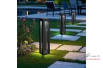 Lampa solara gradina LED, inaltime 35 46 cm iluminare automata lumina alba calda alimentare solara exterior, acumulator 500 mAh