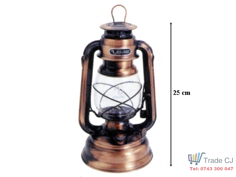 Lampa cu gaz lampant Copper Classic, inaltime 25 cm