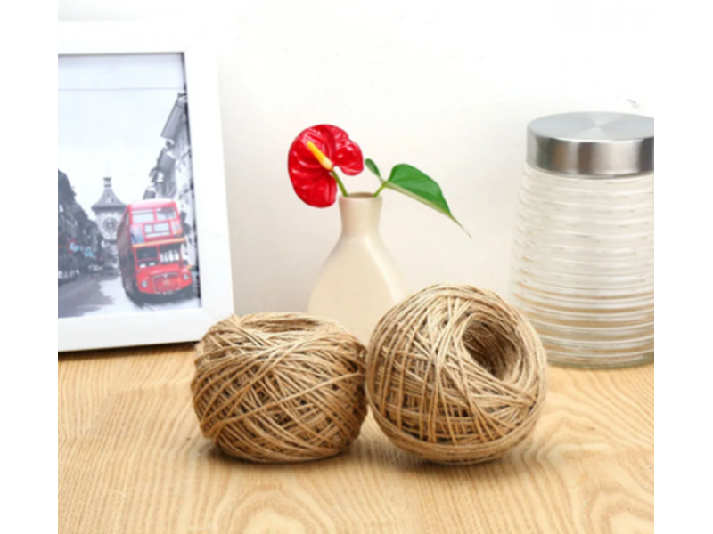 Sfoara iuta pentru gradina si decoratiuni, 80 g, diametru 1.5 mm