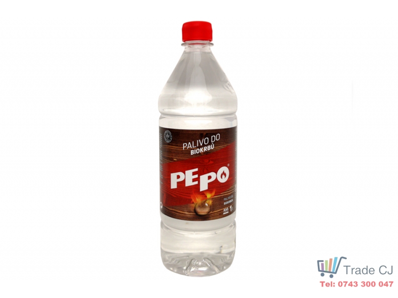 Lichid pentru aprins focul in sobe, seminee cu bioetanol 1l