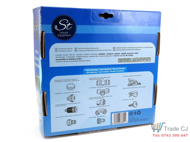 Sistem racire, stropire, prin pulverizare, pentru terase, 6 duze alama, 6 m