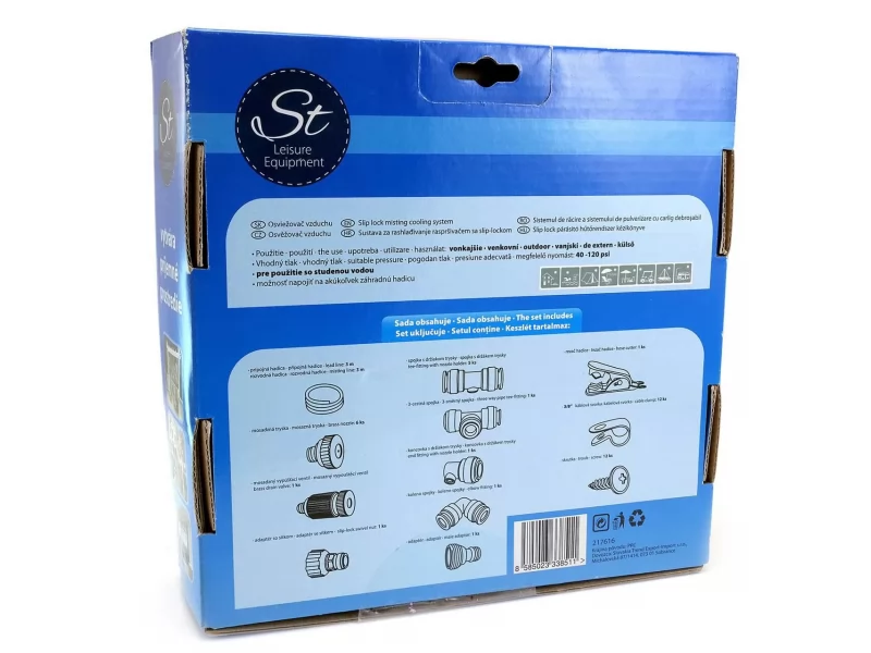 Sistem racire, stropire, prin pulverizare, pentru terase, 6 duze alama, 6 m