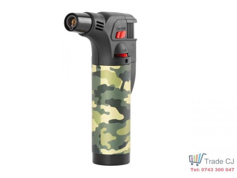 Bricheta gaz pentru camping MD1, reincarcabila, aprindere piezo, maxim 1100 grade Celsius