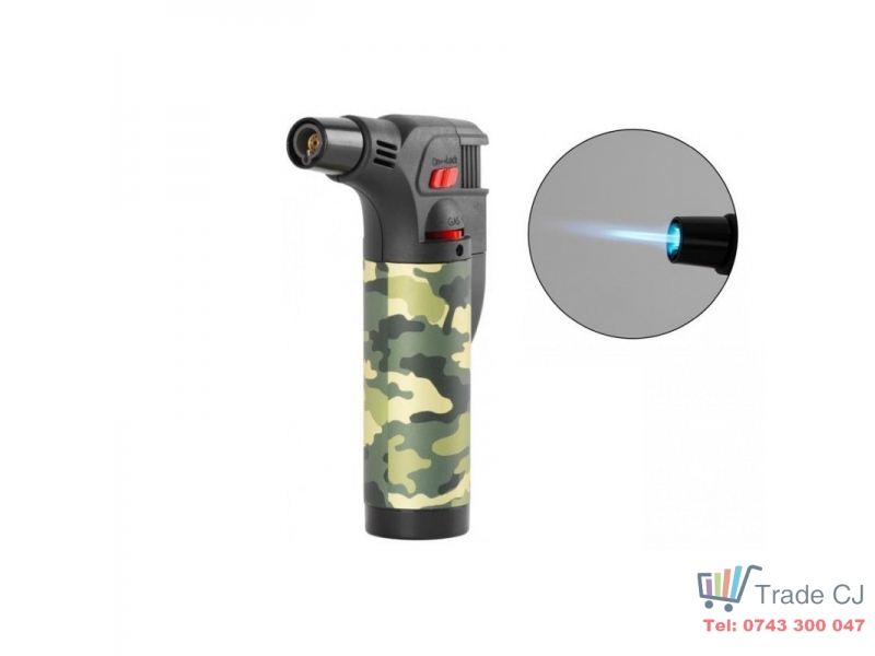 Bricheta gaz pentru camping MD1, reincarcabila, aprindere piezo, maxim 1100 grade Celsius