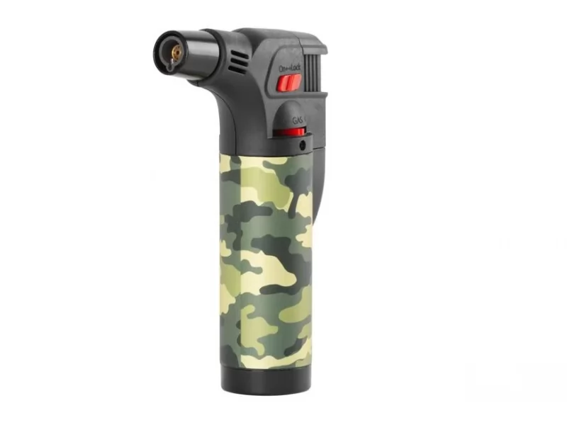 Bricheta gaz pentru camping MD1, reincarcabila, aprindere piezo, maxim 1100 grade Celsius
