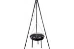 Gratar gradina cu trepied de 150cm, inaltime de gatit reglabila 32cm - 66cm