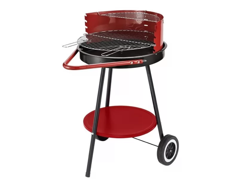 Gratar gradina portabil cu roti si grill cromat SGTT BBQ