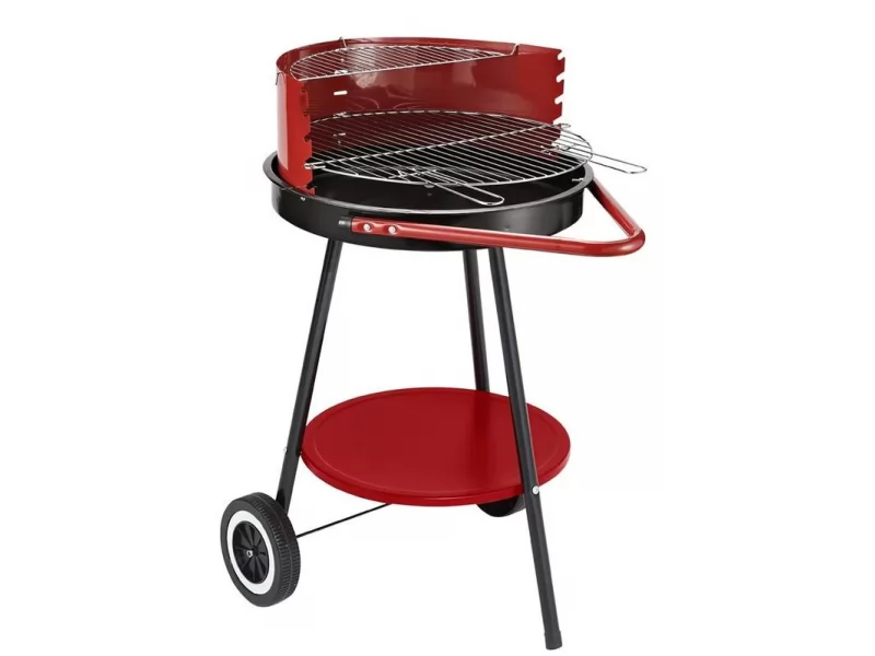 Gratar gradina portabil cu roti si grill cromat SGTT BBQ