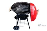 Gratar gradina portabil, grill mobil cu capac 47x45x72cm