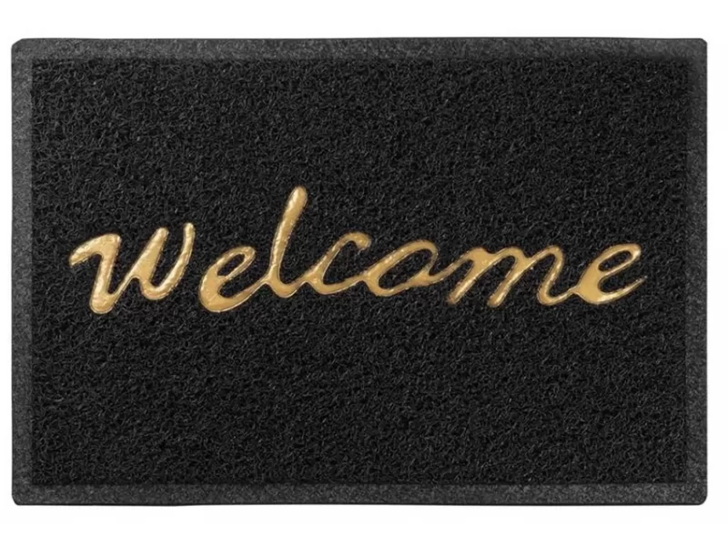 Covor intrare negru SGTT 40x60cm Welcome, MD2
