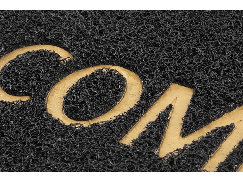 Covor intrare negru SGTT 50x70cm Welcome, MD1