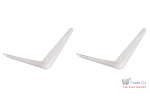 Set 2 bucati suport pentru raft tip consola SGTT 125x150x34 mm, culoare alba