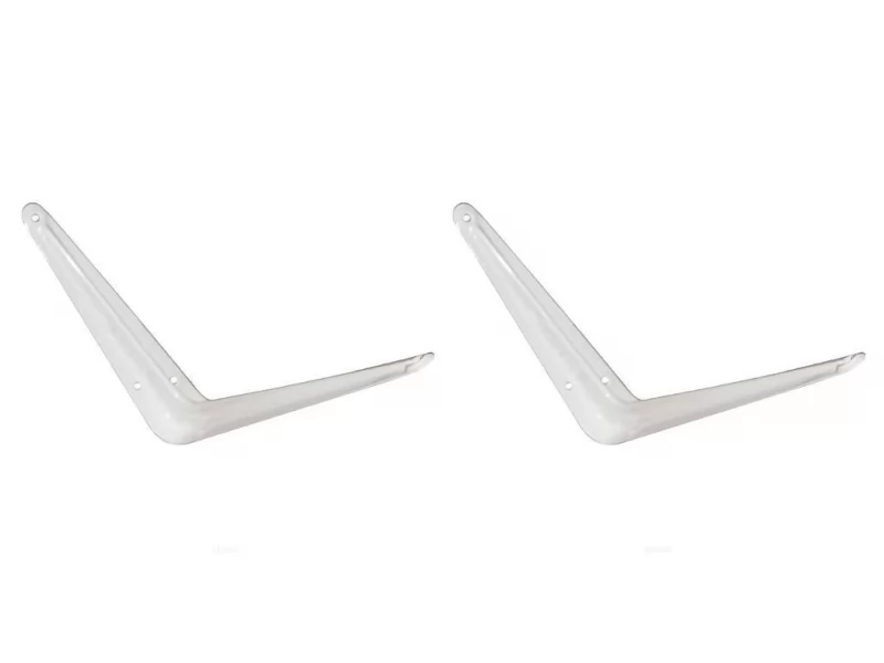 Set 2 bucati suport pentru raft tip consola SGTT 250x300x45 mm, culoare alba