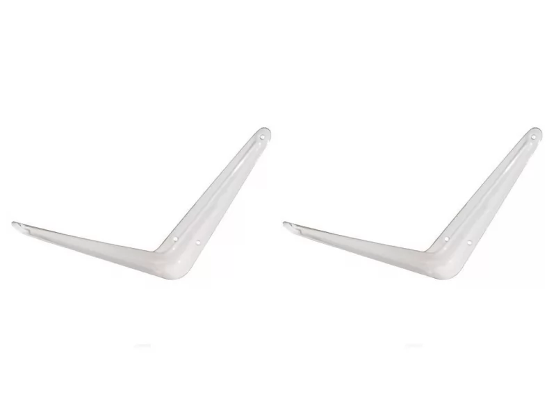 Set 2 bucati suport pentru raft tip consola SGTT 250x300x45 mm, culoare alba