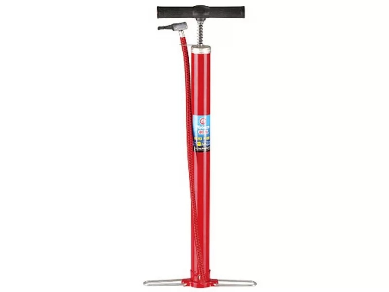 Pompa manuala pentru bicicleta, motocicleta si articole gonflabile, presiune max. 6 bar, furtun 54 cm, 38x500 mm