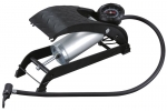 Pompa de picior cu manometru, presiune maxima 7 bar, furtun 60 cm, pedala antiderapanta, pentru auto, moto si bicicleta