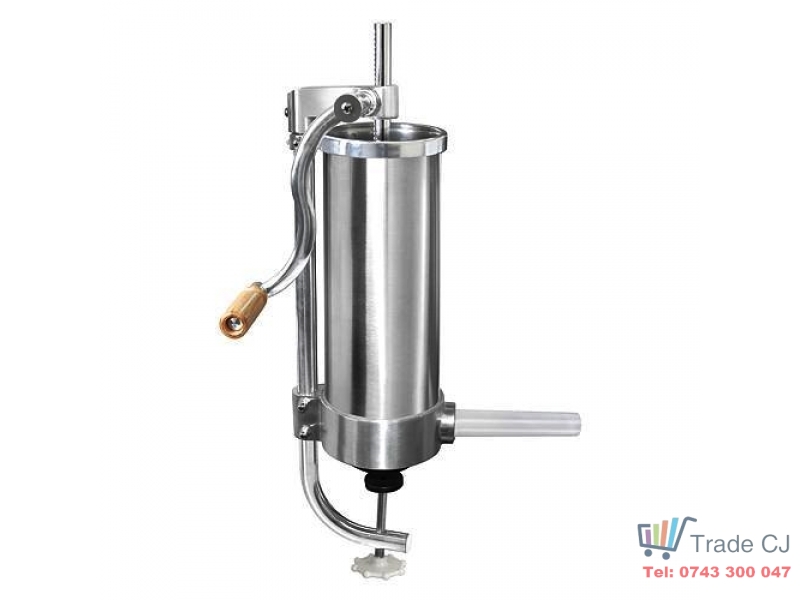 Masina umplut carnati din inox, verticala, incarcare 3 kg, 4 palnii