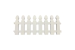 Set 4 buc gardulet alb pentru gradina,lungime totala 2m,inaltime 30cm