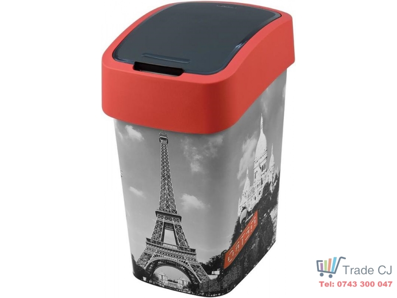 Cos de gunoi din palstic SGTT Flip Bin Paris 25l