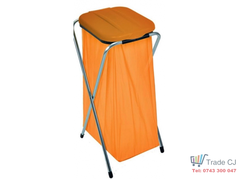 Suport pliabil pentru sac de gunoi SOLO, 36 x 42 x 78 cm, pentru saci maxim 130 l, pentru reciclare selectiva