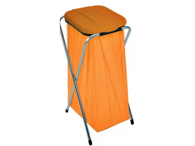 Suport pliabil pentru sac de gunoi SOLO, 36 x 42 x 78 cm, pentru saci maxim 130 l, pentru reciclare selectiva