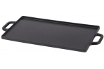 Plita reversibila grill dreptunghiulara din fonta cu manere 51x24 cm