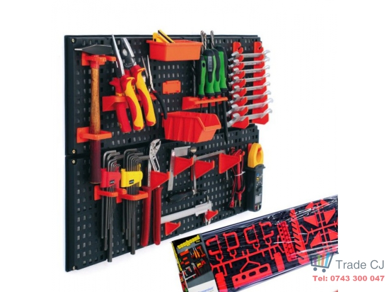 Set 2 bucati panou de perete, organizator de scule 80 x 48 cm