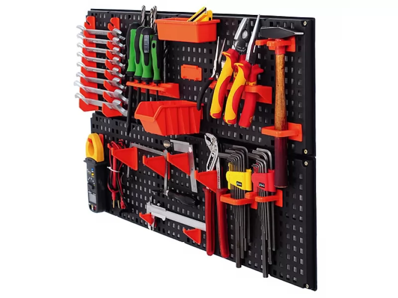 Set 2 bucati panou de perete, organizator de scule 80 x 48 cm