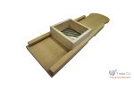Razatoare legume cu suport din lemn, 4 cutite, 90 cm