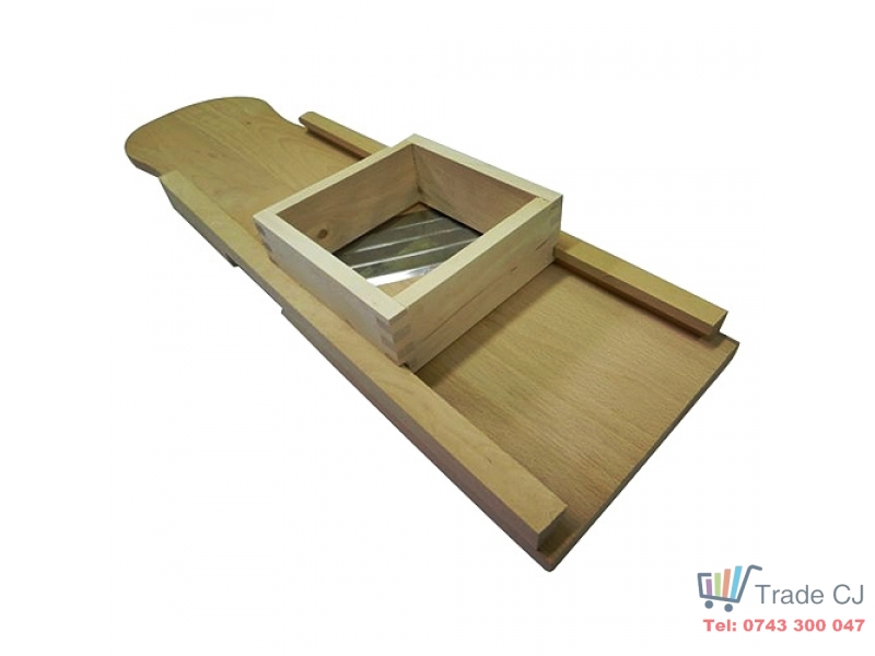 Razatoare legume cu suport din lemn, 4 cutite, 90 cm