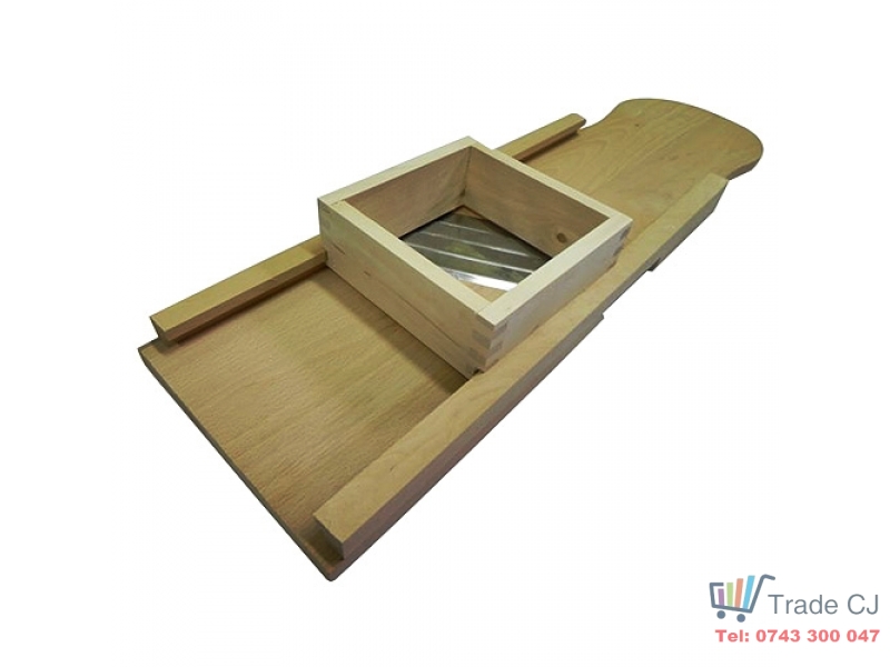 Razatoare legume cu suport din lemn, 4 cutite, 90 cm